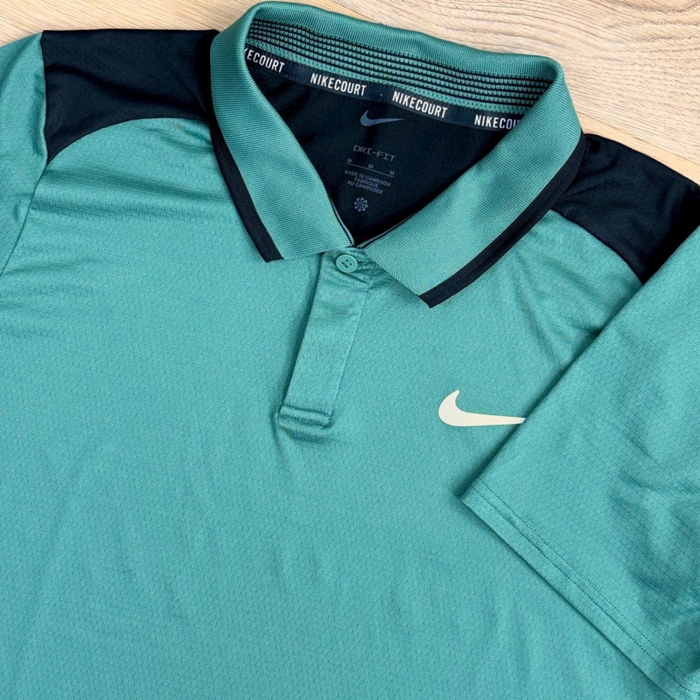 Nike NikeCourt Dri-FIT Polo Shirt Mens M Tennis Gorpcore Outdoors EUC
